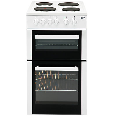 Beko BS533A Electric Cooker, White Beko BS533A Electric Cooker, White